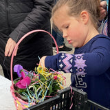 Easter Basket Planting Activity for Kids