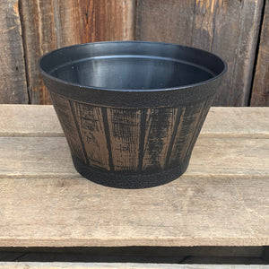 Chestnut Mini Barrel Planter