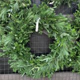 Undecorated Wreath (mixed green)